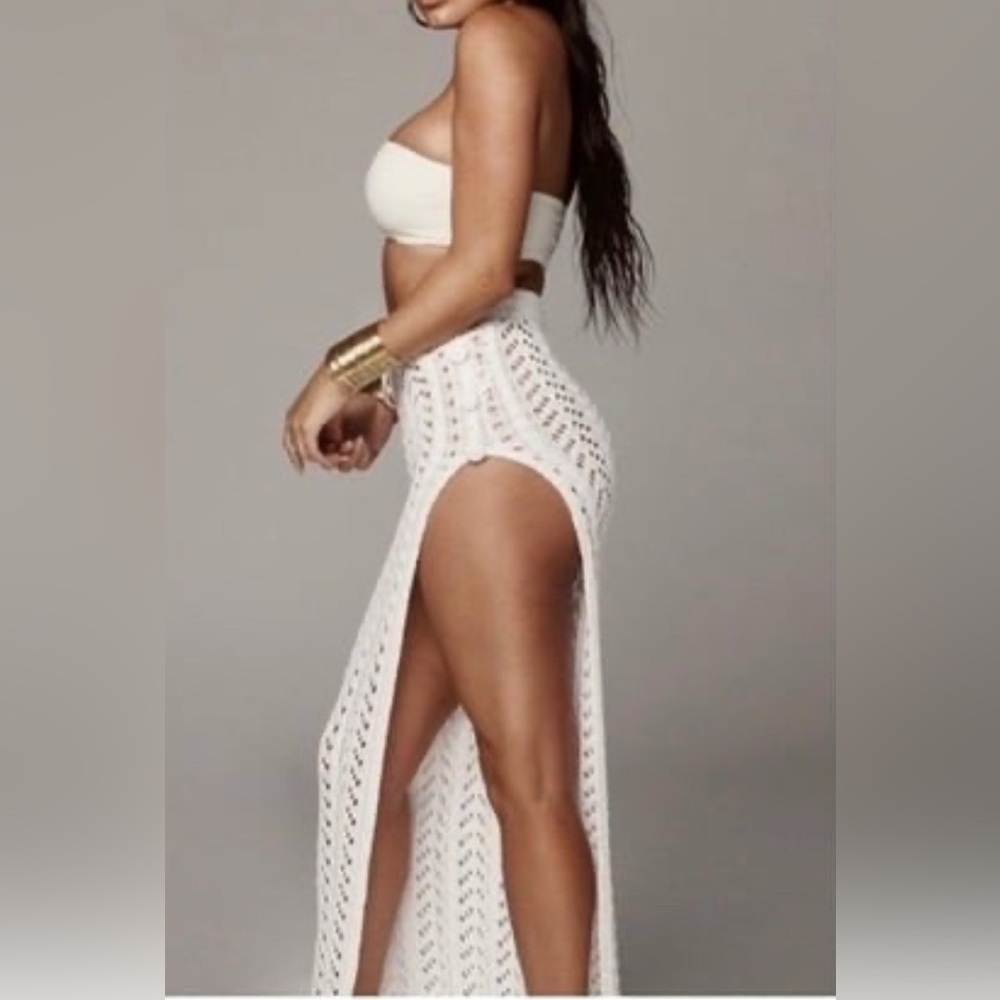 JLUXLABEL Crochet Maxi Skirt - Picture 6 of 7